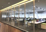 オフィスの完全な高さガラスの隔壁のオフィスのブラインドが付いている固定隔壁