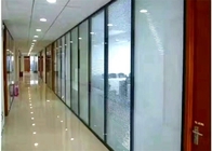 オフィスのガラス モジュラー最も新しい設計良質の装飾的なガラス隔壁